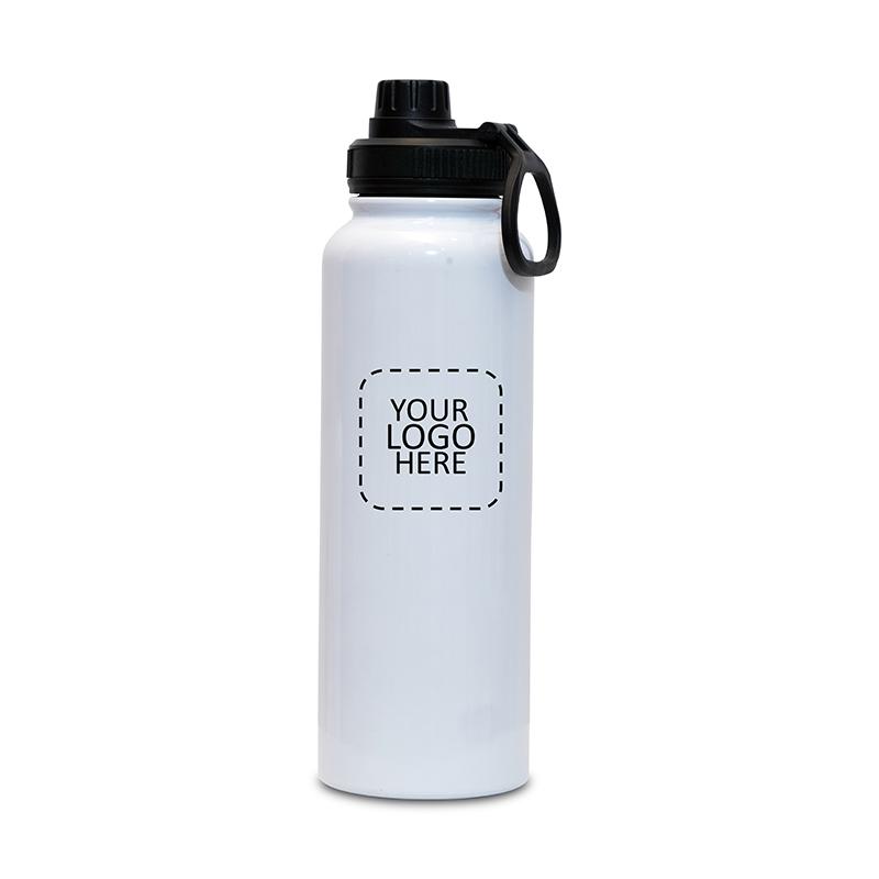 Insulated Vacuum Sports Water Bottle With 24 Hours Of Cold And 12 Hours Of Heat White Colour